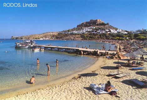 lindos beach